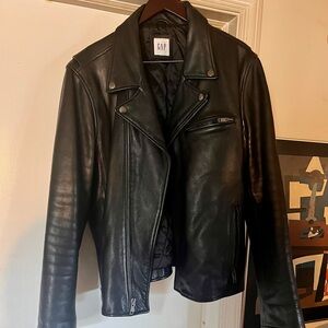 GAP Classic Black Biker Jacket